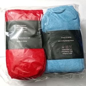 6 Pairs of Winterlace 80% Cotton Slipper Socks -Size: OSFM